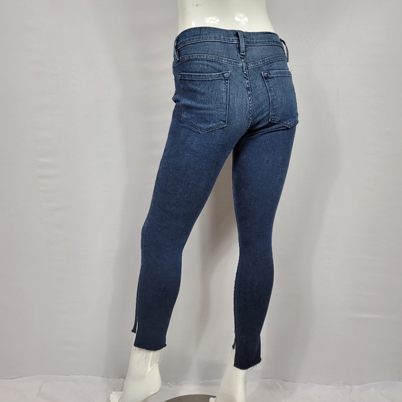 FRAME Le Skinny De Jeanne Skinny Jeans Raw Hem 27 - Picture 2 of 6